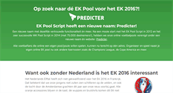 Desktop Screenshot of ekpoolscript.nl